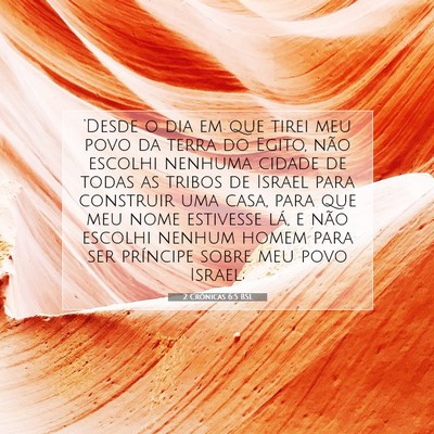 2 Crônicas 6:5 BSL Imagem do Versículo Bíblico