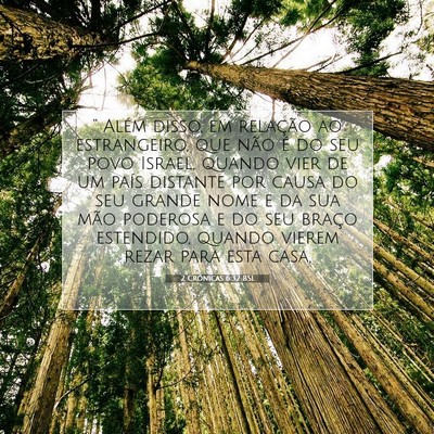 2 Crônicas 6:32 BSL Imagem do Versículo Bíblico