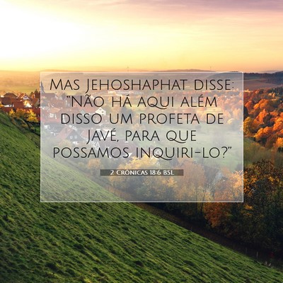 2 Crônicas 18:6 BSL Imagem do Versículo Bíblico