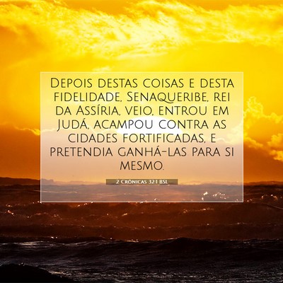 2 Crônicas 32:1 BSL Imagem do Versículo Bíblico