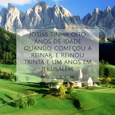 2 Crônicas 34:1 BSL Imagem do Versículo Bíblico