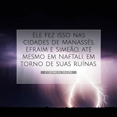 2 Crônicas 34:6 BSL Imagem do Versículo Bíblico