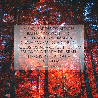 2 Crônicas 34:7 Versículo Bíblico Explicado