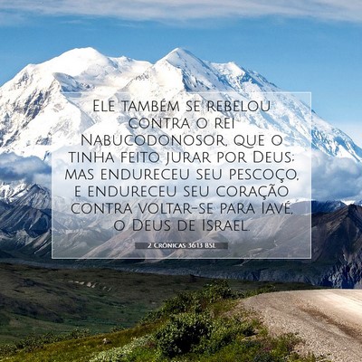 2 Crônicas 36:13 BSL Imagem do Versículo Bíblico