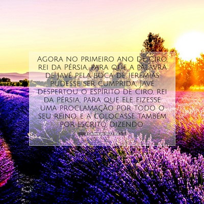 2 Crônicas 36:22 BSL Imagem do Versículo Bíblico