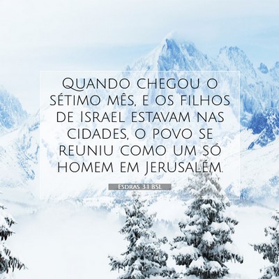 Esdras 3:1 Versículo Bíblico Explicado