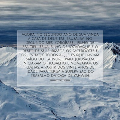 Esdras 3:8 BSL Imagem do Versículo Bíblico