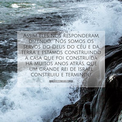 Esdras 5:11 BSL Imagem do Versículo Bíblico