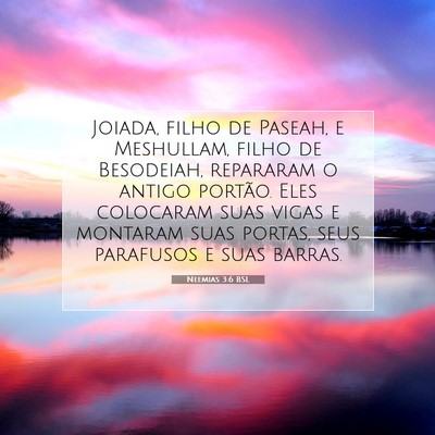 Neemias 3:6 Versículo Bíblico Explicado