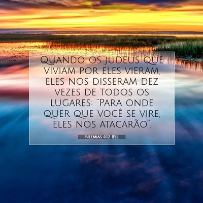 Neemias 4:12 BSL Imagem do Versículo Bíblico