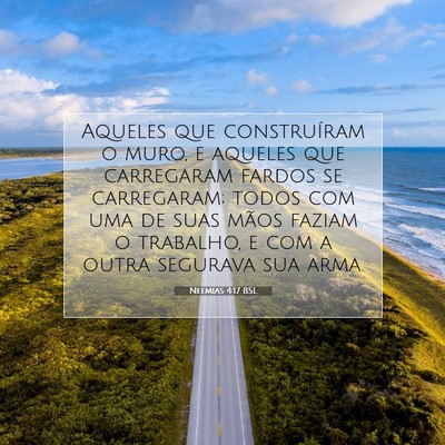 Neemias 4:17 Versículo Bíblico Explicado