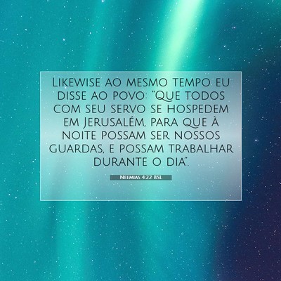 Neemias 4:22 Versículo Bíblico Explicado
