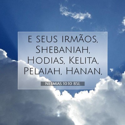 Neemias 10:10 Versículo Bíblico Explicado