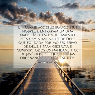 Neemias 10:29 Versículo Bíblico Explicado
