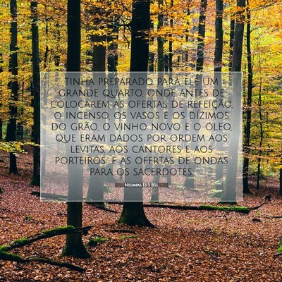 Neemias 13:5 BSL Imagem do Versículo Bíblico