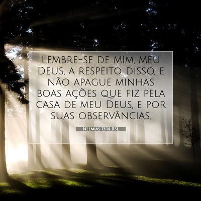 Neemias 13:14 BSL Imagem do Versículo Bíblico