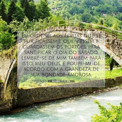 Neemias 13:22 BSL Imagem do Versículo Bíblico