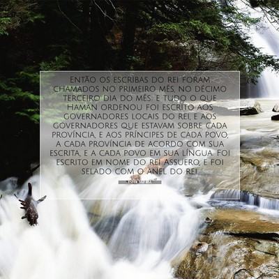 Ester 3:12 BSL Imagem do Versículo Bíblico