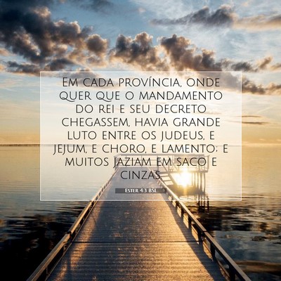 Ester 4:3 BSL Imagem do Versículo Bíblico
