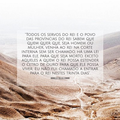 Ester 4:11 BSL Imagem do Versículo Bíblico