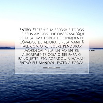 Ester 5:14 BSL Imagem do Versículo Bíblico
