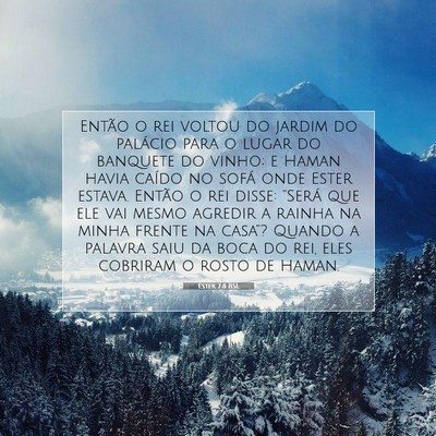 Ester 7:8 BSL Imagem do Versículo Bíblico