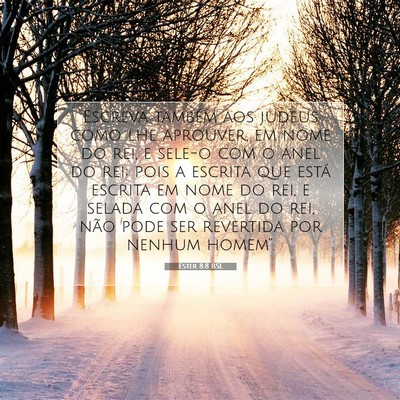 Ester 8:8 BSL Imagem do Versículo Bíblico