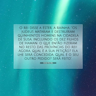Ester 9:12 BSL Imagem do Versículo Bíblico