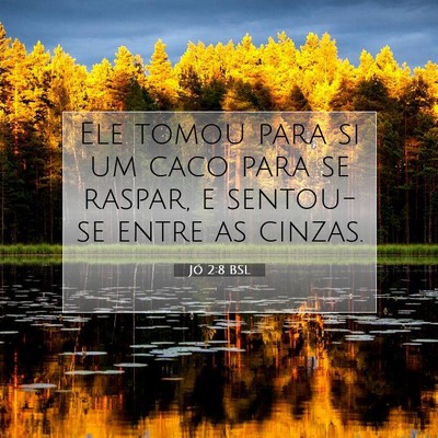 Jó 2:8 BSL Imagem do Versículo Bíblico
