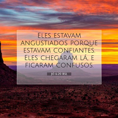 Jó 6:20 Versículo Bíblico Explicado