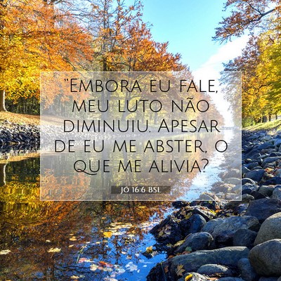 Jó 16:6 Versículo Bíblico Explicado