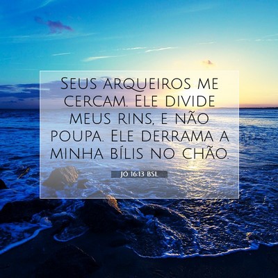Jó 16:13 Versículo Bíblico Explicado