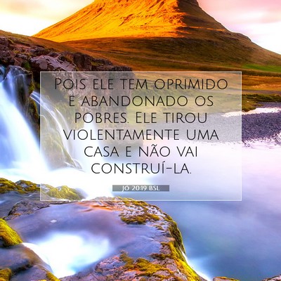 Jó 20:19 BSL Imagem do Versículo Bíblico