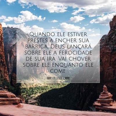 Jó 20:23 BSL Imagem do Versículo Bíblico