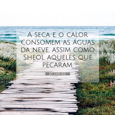 Jó 24:19 Versículo Bíblico Explicado