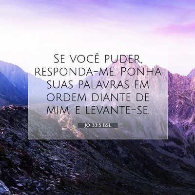 Jó 33:5 BSL Imagem do Versículo Bíblico