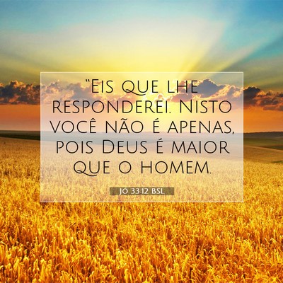 Jó 33:12 BSL Imagem do Versículo Bíblico