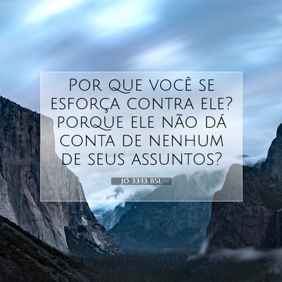 Jó 33:13 BSL Imagem do Versículo Bíblico