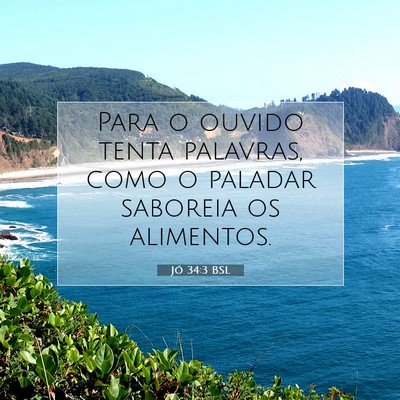Jó 34:3 Versículo Bíblico Explicado