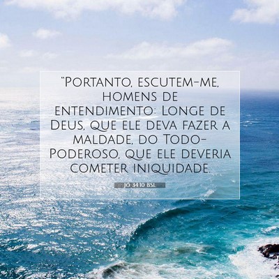Jó 34:10 Versículo Bíblico Explicado