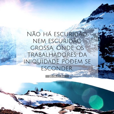 Jó 34:22 Versículo Bíblico Explicado