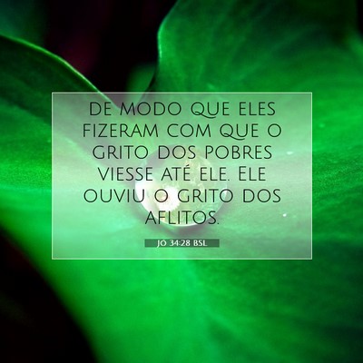 Jó 34:28 Versículo Bíblico Explicado