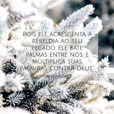 Jó 34:37 Versículo Bíblico Explicado