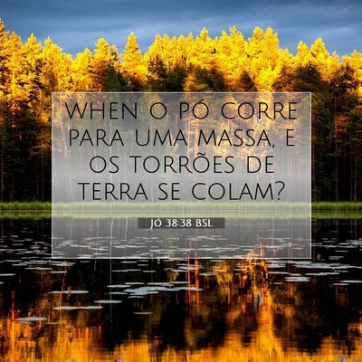 Jó 38:38 Versículo Bíblico Explicado