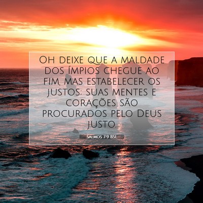 Salmos 7:9 Versículo Bíblico Explicado