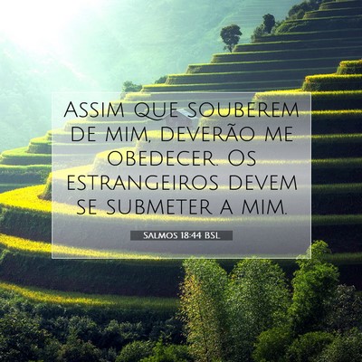 Salmos 18:44 BSL Imagem do Versículo Bíblico