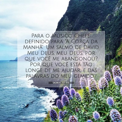 Salmos 22:1 BSL Imagem do Versículo Bíblico