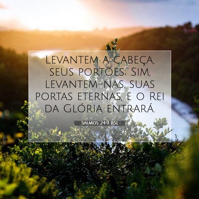 Salmos 24:9 Versículo Bíblico Explicado