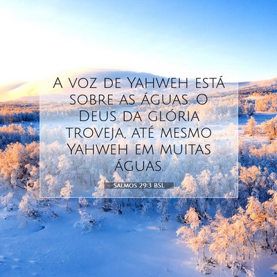 Salmos 29:3 Versículo Bíblico Explicado