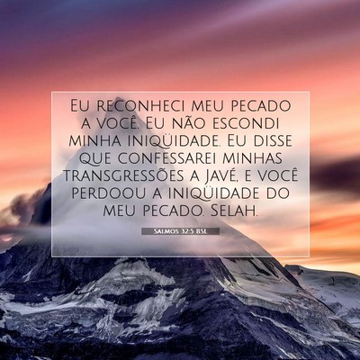 Salmos 32:5 BSL Imagem do Versículo Bíblico